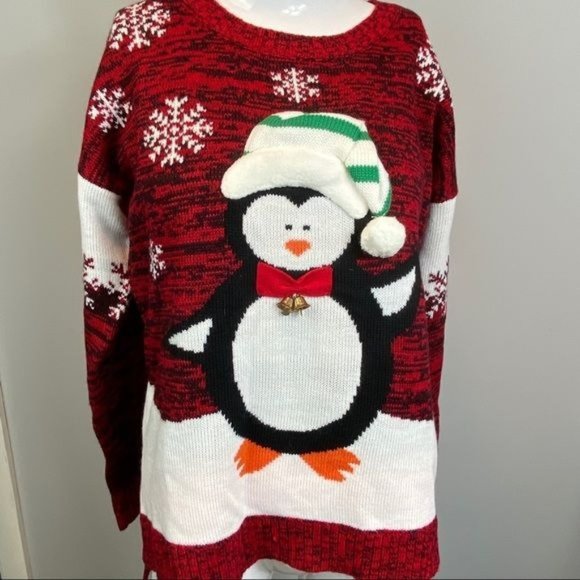 united states sweaters Sweaters - United States Sweaters Penguin Holiday Sweater Size Medium